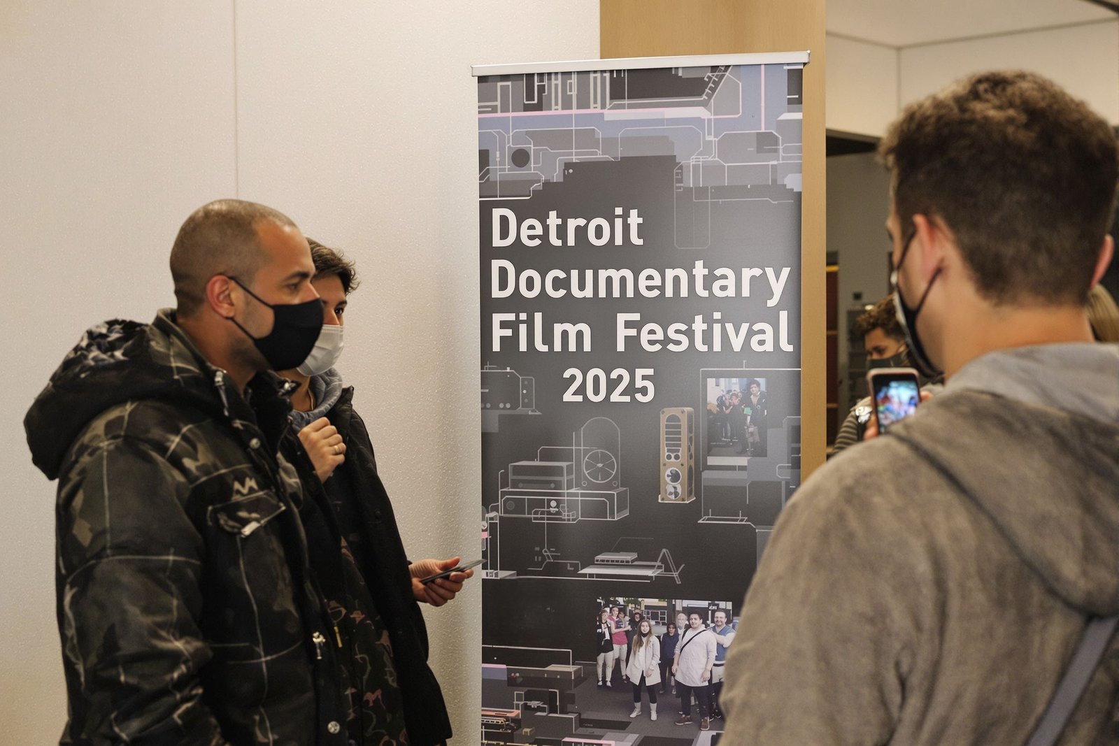 Jury members in discussion